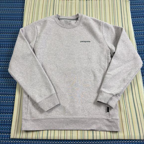 Patagonia Other - Patagonia Sweatshirt Mens Medium Gray Uprisal Fleece Crewneck Pullover Warm